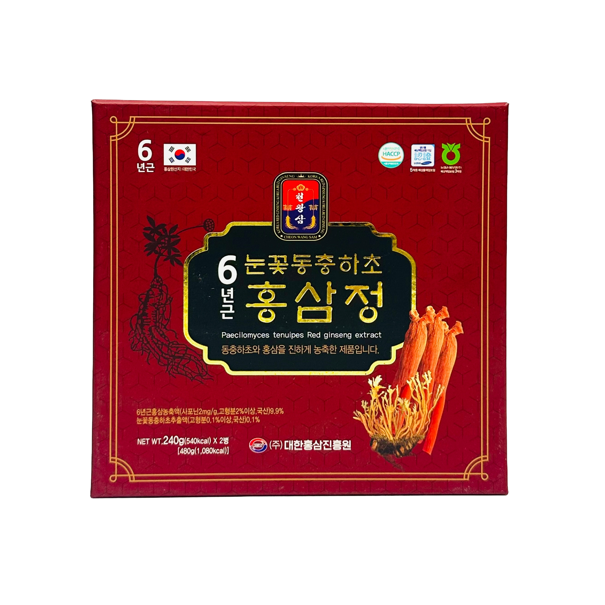 6년근 눈꽃동충하초 홍삼정 / Six-Year Red Ginseng & Cordyceps Extract