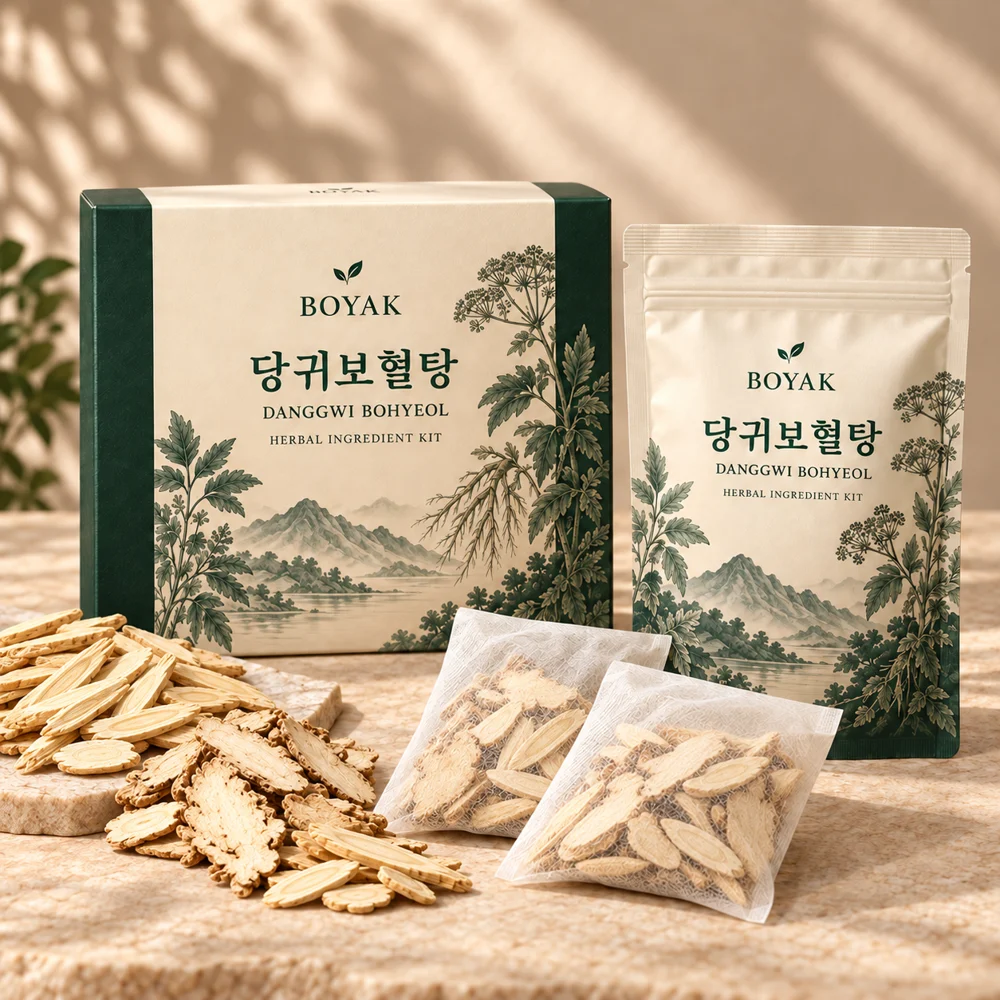 Danggwi-bohyeol-tang · Herb kit
