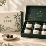 BOYAK 경옥고 pill / Gyeongokgo pill packaging visualization