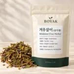 겨우살이 (상기생) / Mistletoe (Visci Herba) BOYAK pouch and actual sold ingredient packaging example