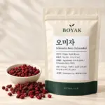 오미자 / Schizandra Berry (Schisandra) BOYAK pouch packaging example