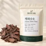 적하수오 / Fleece Flower Root BOYAK pouch and actual sold ingredient packaging example