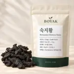 숙지황 / Rehmannia Glutinosa Korea BOYAK pouch and actual sold ingredient packaging example