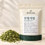 모링가잎 / Moringa Leaf BOYAK pouch and actual sold ingredient packaging example