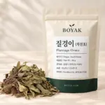 질경이 (차전초) / Plantago Ovata BOYAK pouch and actual sold ingredient packaging example