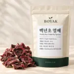 백년초 열매 / Prickly Pear (Indian Fig Opuntia) BOYAK pouch and actual sold ingredient packaging example
