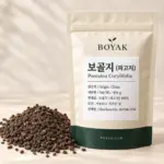 보골지 (파고지) / Psoralea Corylifolia BOYAK pouch and actual sold ingredient packaging example