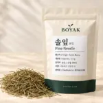 솔잎 / 송엽 / Pine Needle BOYAK pouch packaging example