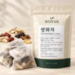 쌍화차 한방약재 / Natural SSANGHWA-CHA / Double Harmony Tea BOYAK pouch packaging example