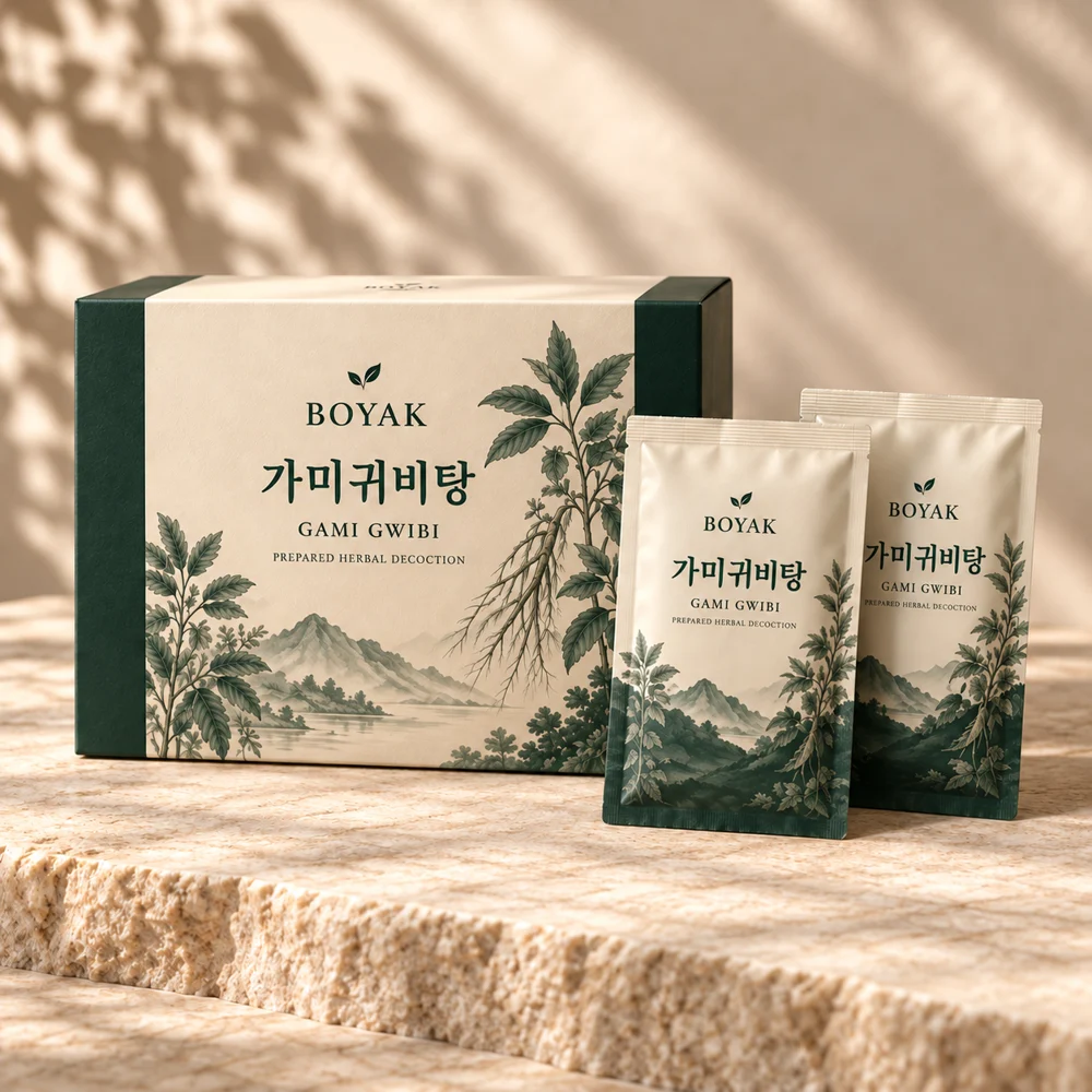 Gami-gwibi-tang · Prepared decoction