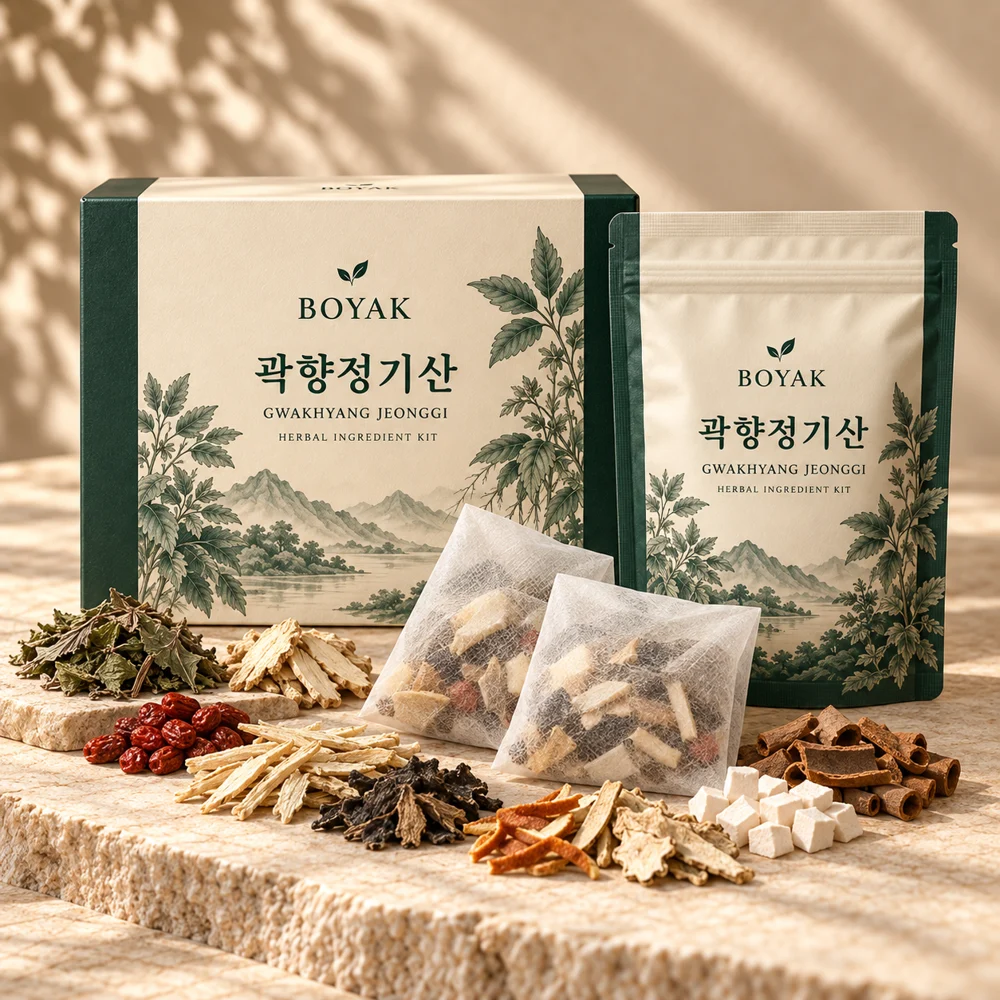 Gwakhyang-jeonggi-san · Herb kit
