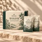 향사육군자탕 · 달인 탕약 · AI 생성 포장 시안