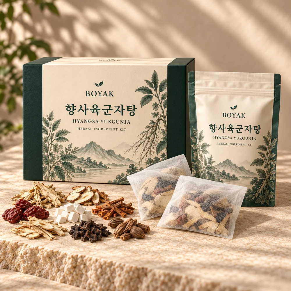 Hyangsa-yukgunja-tang · Herb kit