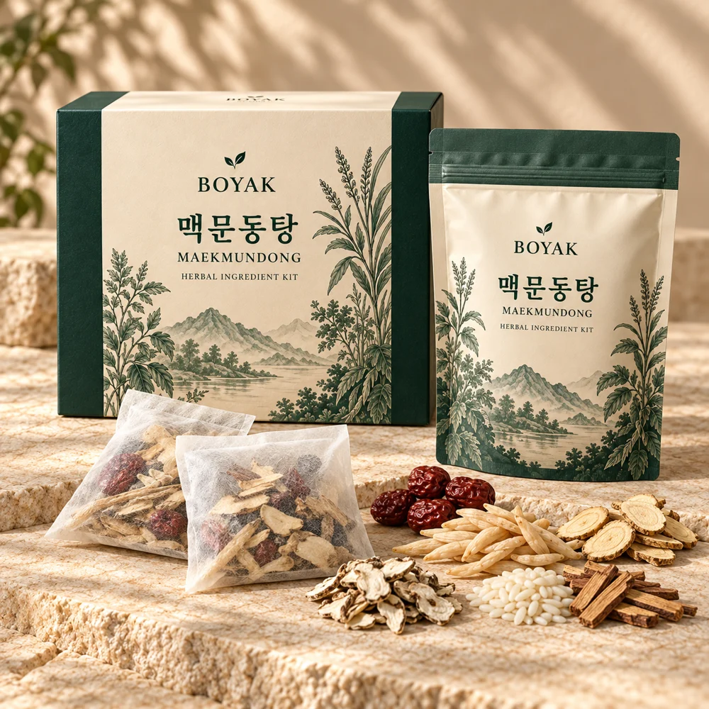 Maekmundong-tang · Herb kit