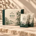 평위산 · 달인 탕약 · AI 생성 포장 시안