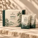 생맥산 · 달인 탕약 · AI 생성 포장 시안