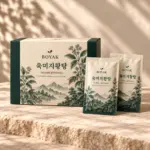 육미지황탕 · 달인 탕약 · AI 생성 포장 시안