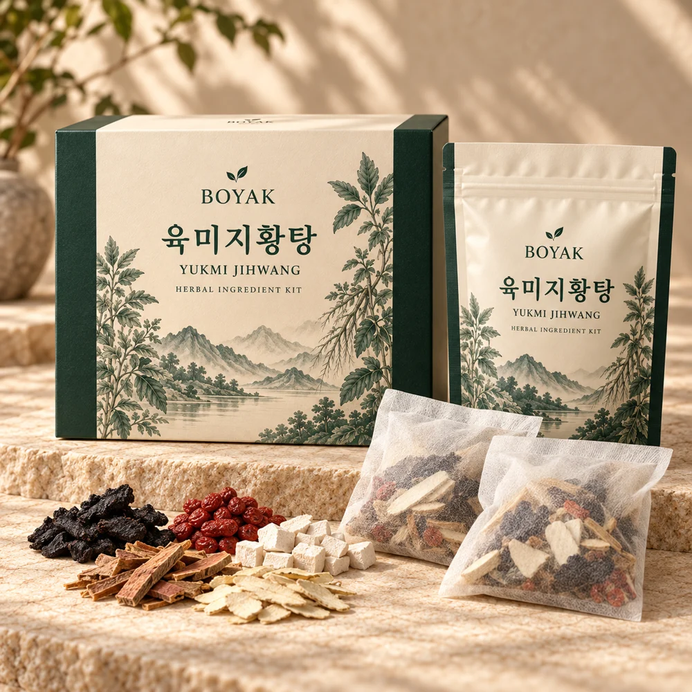 Yukmi-jihwang-tang · Herb kit