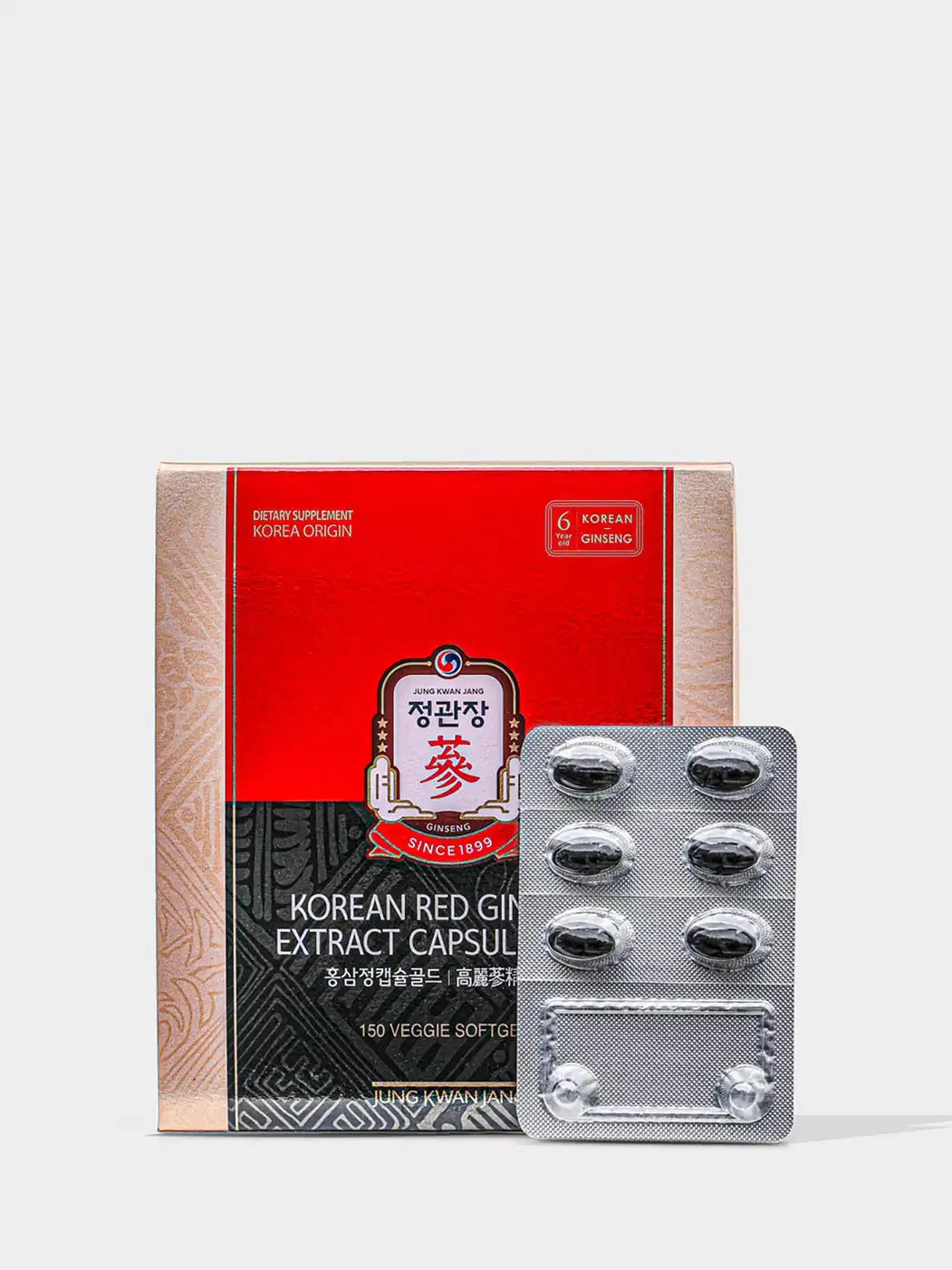 JungKwanJang Red Ginseng Extract Capsule Gold